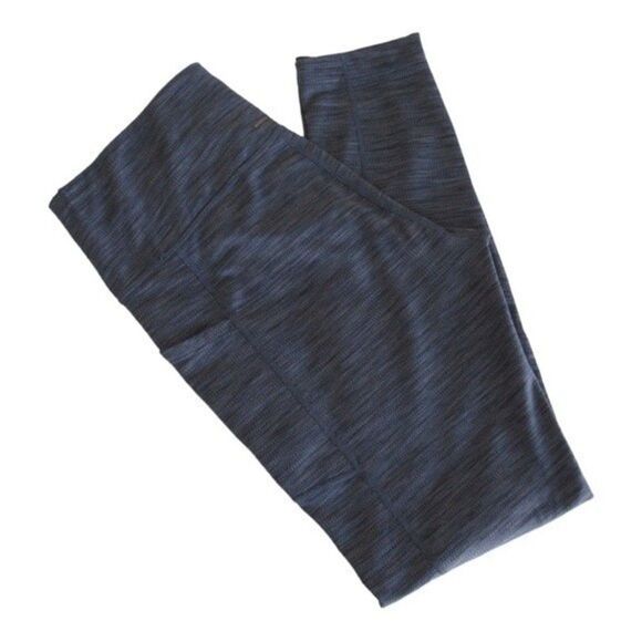 Mondetta High Rise Pocket Leggings Blue Combo - Picture 1 of 9